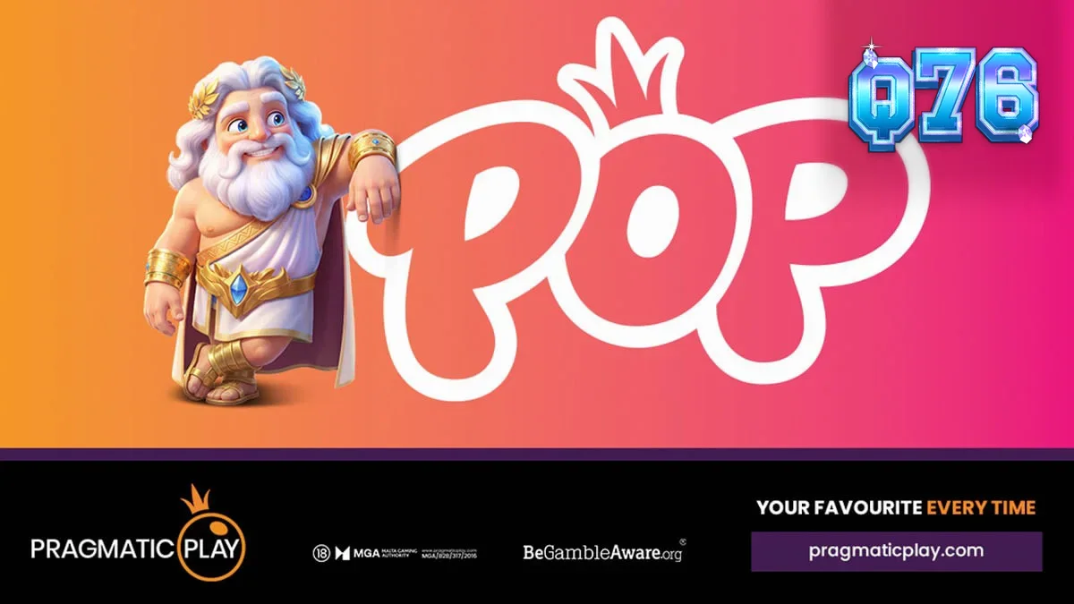 Interface colorida e moderna da nova marca POP da Pragmatic Play